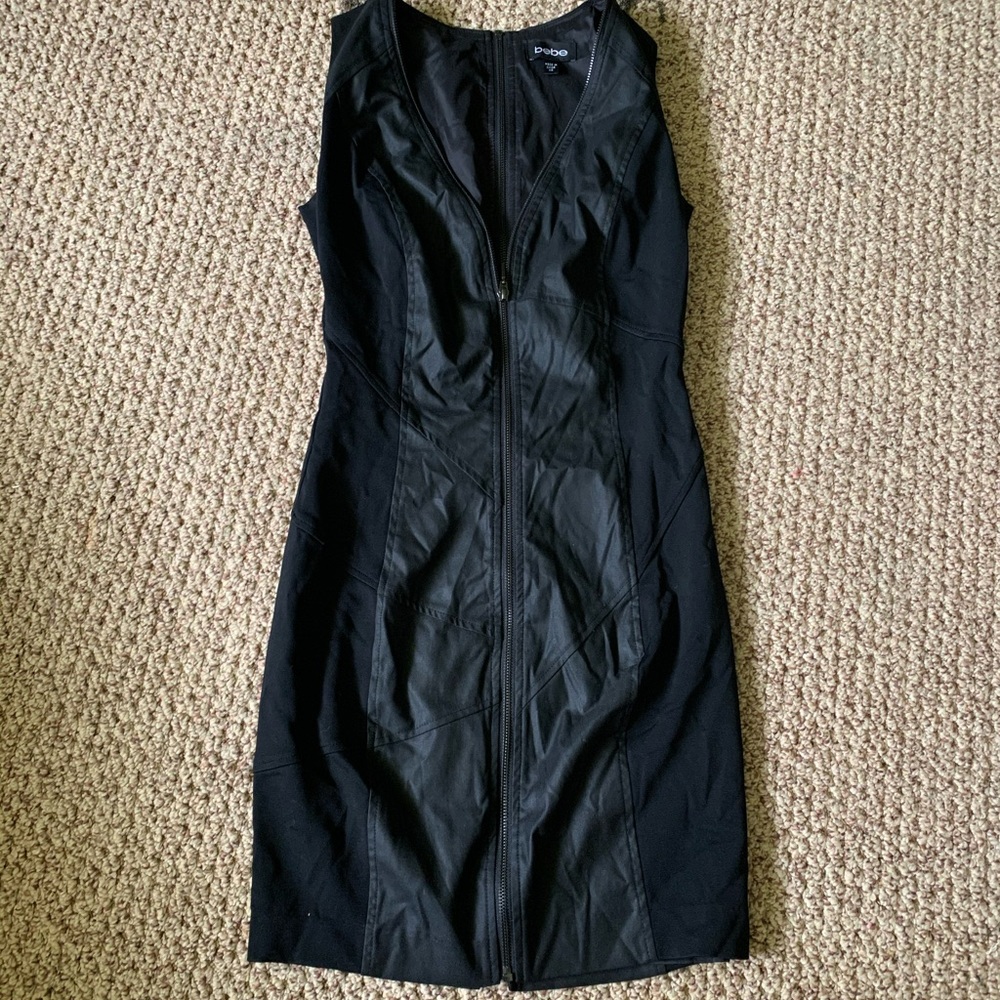 Bebe black spandex and cotton dress